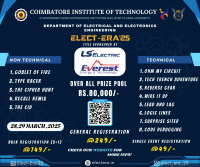 ELECT-ERA'25 National Level Technical Symposium Poster